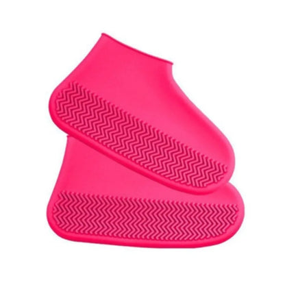 Waterproof Silicone Shoe Covers – Non Slip Reusable Overshoes for Rainy Days, Boot Protectors in S/M/L
