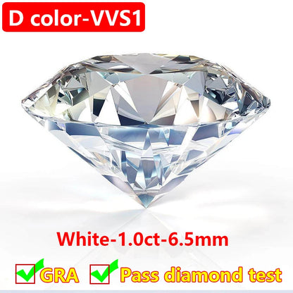 Lab-Grown Moissanite Loose Stone D Color - Premium 0.1ct–30ct Loose Gemstone for Jewelry Making