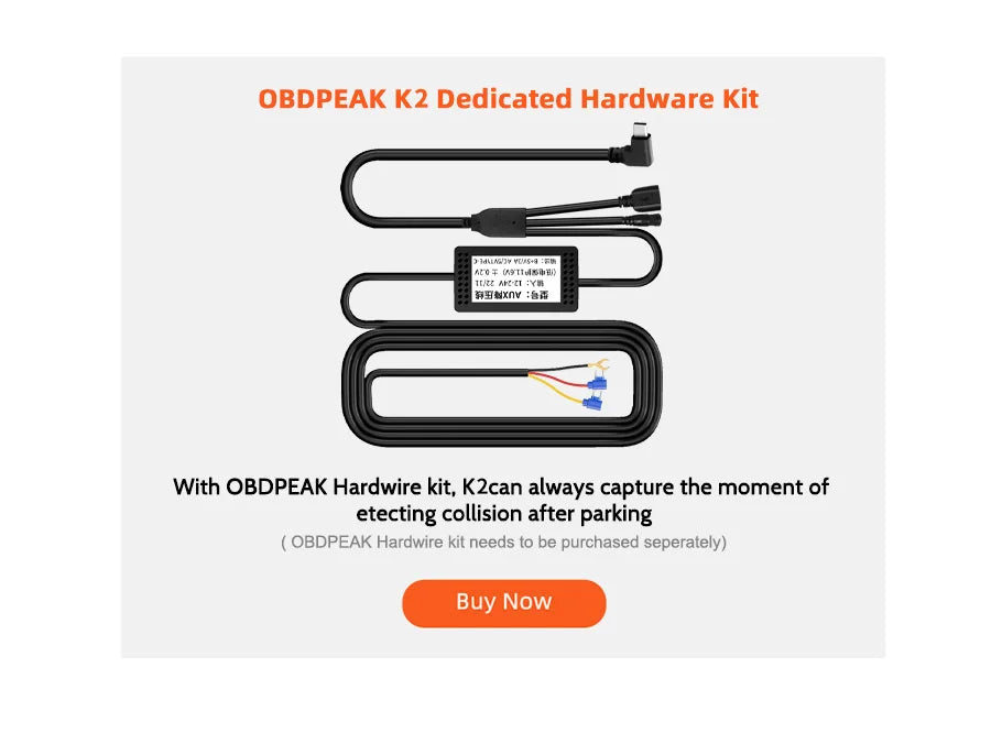 OBDPEAK K4 11.26" Rearview Mirror Dash Cam - 4K 3840x2160P, CarPlay, Android Auto, WIFI, GPS Navigation, Video Recorder