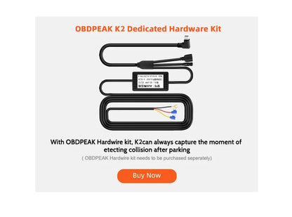 OBDPEAK K4 11.26" Rearview Mirror Dash Cam - 4K 3840x2160P, CarPlay, Android Auto, WIFI, GPS Navigation, Video Recorder