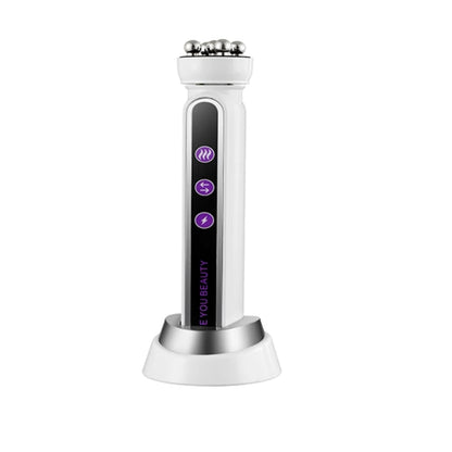 3 in 1 RF EMS Facial Roller Massager – 360° Skin Lifting, Fine Line Reduction, Microcurrent Beauty Machine