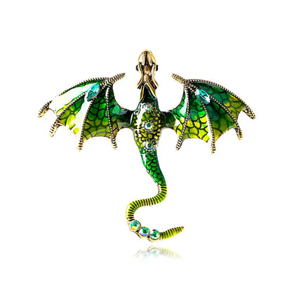 Fly Dragon Enamel Lapel Pins - Brooch for Jeans, Backpacks | Jewelry Clothing Badges | Wedding Gift & DIY Decor for Men