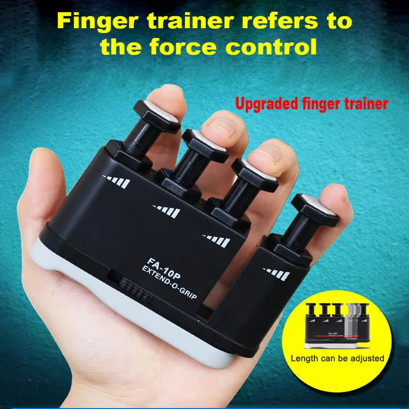 Finger Trainer Exerciser - Hand Grip for Piano, Guitar - Improve Finger Sensitivity, Strength, Power - Practice Trainers