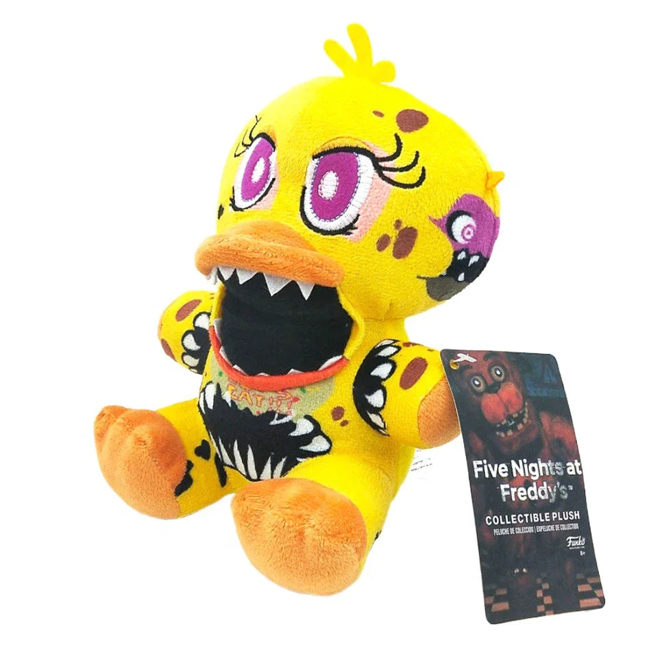 FNAF Freddy’s 18cm Plush Toy – Stuffed Bear & Rabbit Game Plush for Kids Birthday & Christmas Gift