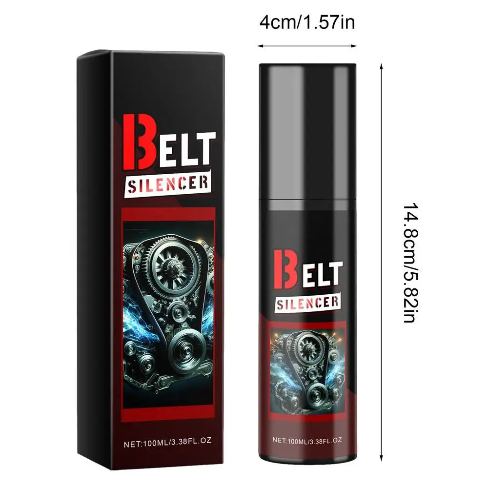 100ml Car Belt Noise Spray – Engine Belt Silencer, Lubrication & Protection for Prolonged Belt Life