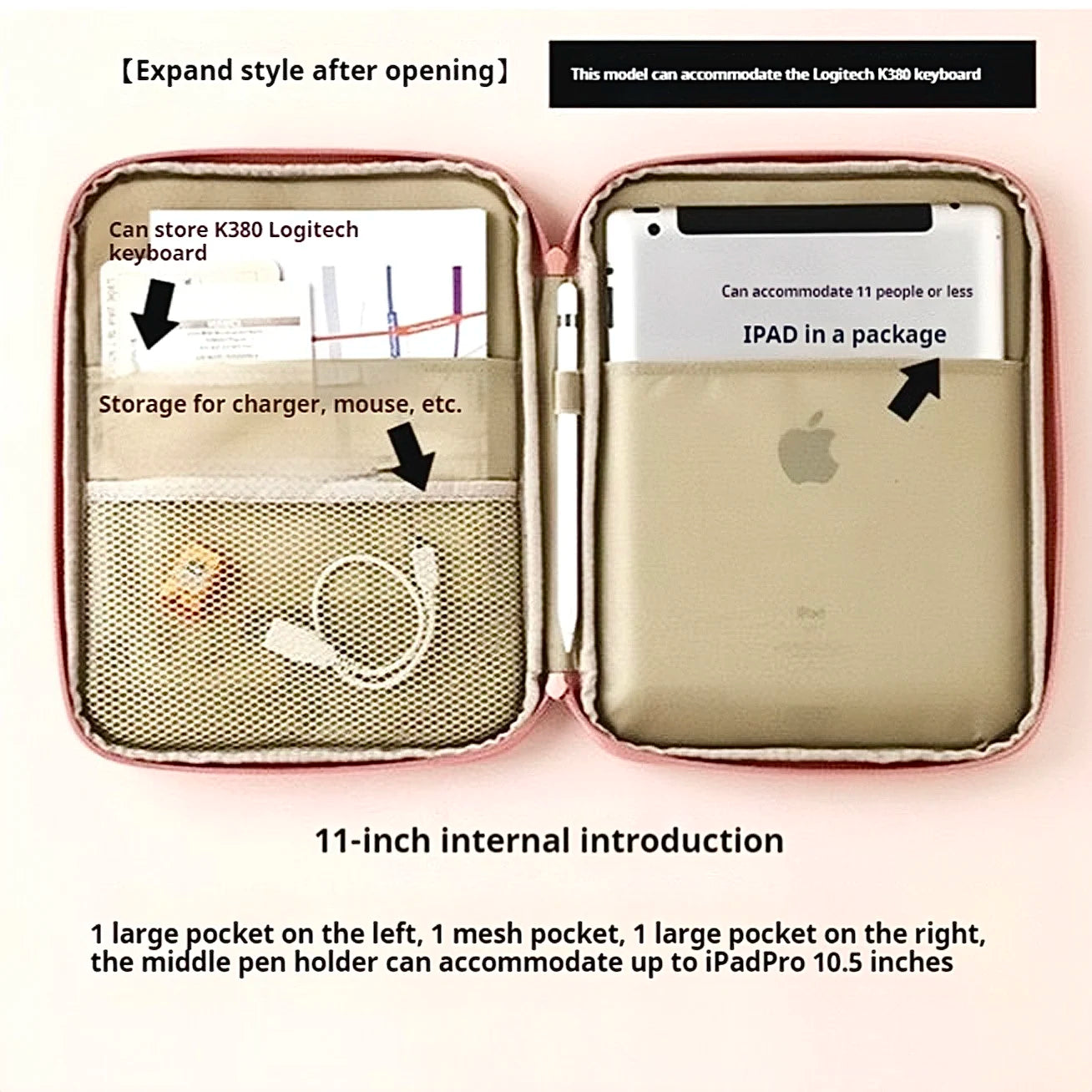 Shockproof Tablet Bag 9-11 Inch – Case for iPad Air 4/5, Pro 11, Xiaomi, Samsung, Huawei, Lenovo