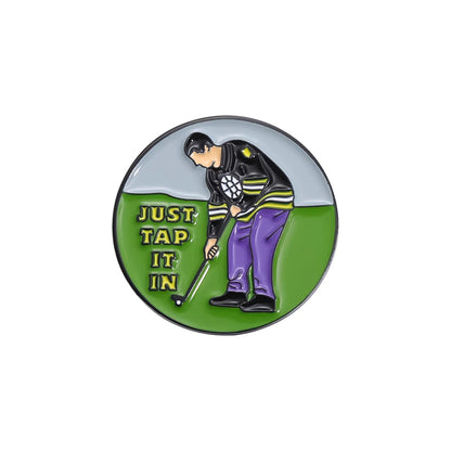 Magnetic Golf Hat Clip with Ball Marker - Electroplated Golf Marker and Training Accessory for Kids, Boys, Girls, and Golf Gifts