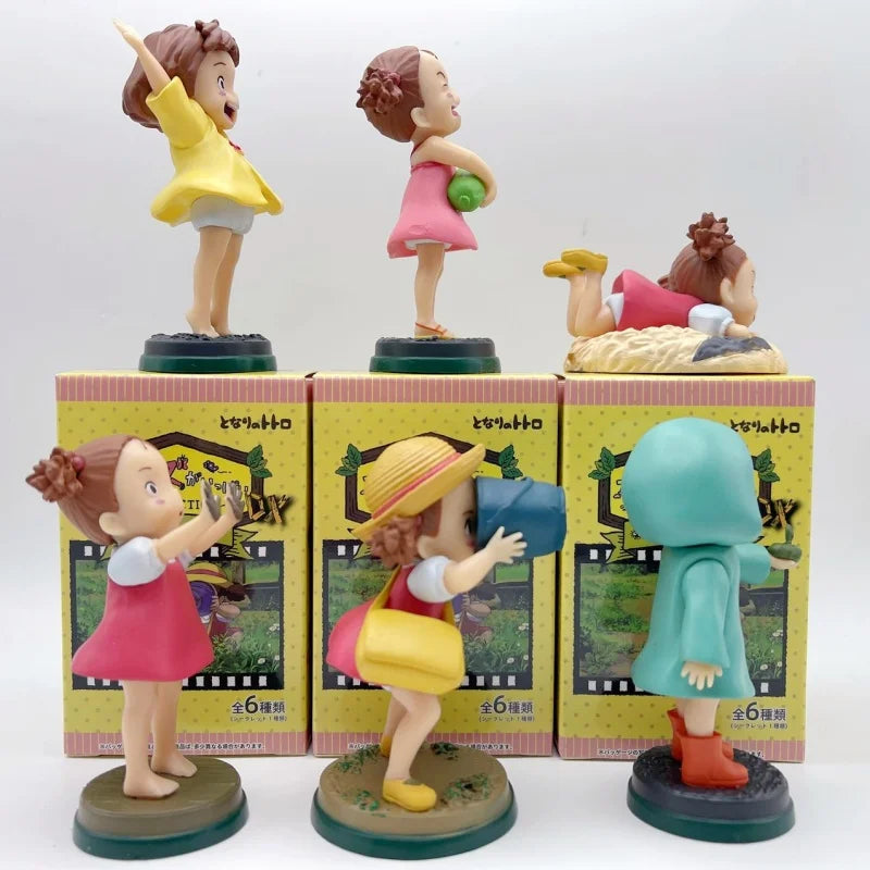 New Arrival Anime PVC Figure – Cute Fireflies Girl & Ponyo Model for Desktop Decoration, Kids Toys & Birthday Gifts