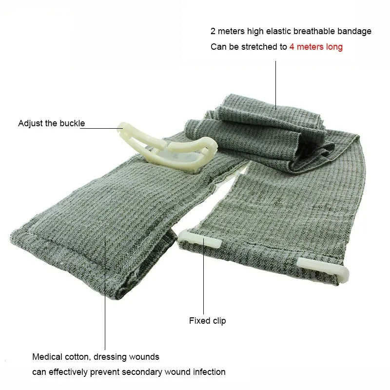 Medical Trauma Kit with Israeli Bandage – 4/6 Inch Emergency First Aid for Camping & Hiking