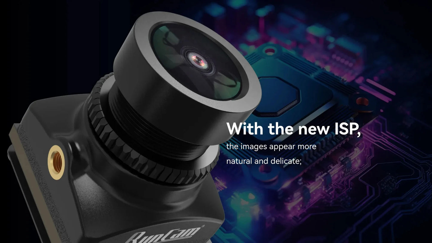 RunCam Phoenix 2 SPV3 FPV Camera - DC 5-36V, 4:3/16:9 Screen Ratio, Night View, Lightweight for RC Racing Drones and Quadcopters