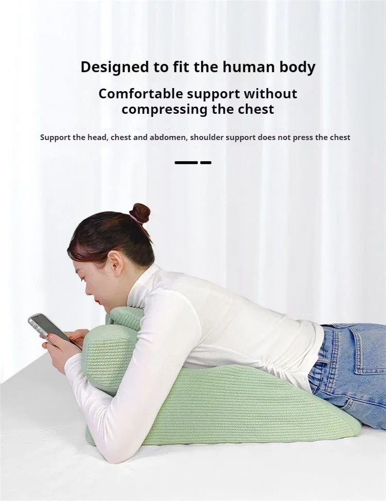 Face Down Pillow – Ergonomic Home Massage Cushion with Neck Support for Comfortable Sleeping & Bed Wedge Support