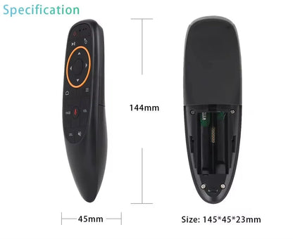 G10S Air Mouse Voice Remote Control – 2.4G Wireless Gyroscope & IR Learning for Android TV Box H96 MAX X88 PRO HK1