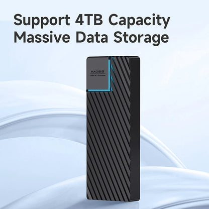 Hagibis USB 4.0 40Gbps M.2 NVMe SSD Enclosure – Compatible with Thunderbolt 4/3 & USB 3.2/3.1/3.0 External Hard Drive Case