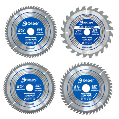 PAYA TCT Circular Saw Blade - ATB Framing Blade for Wood Cutting, TÜV Rheinland Tested & Certified