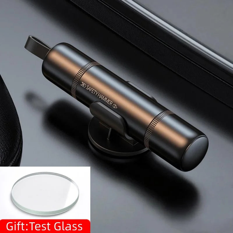 Car Escape Tool 2-in-1 – Window Breaker & Seatbelt Cutter Life-Saving Safety Hammer for Emergencies