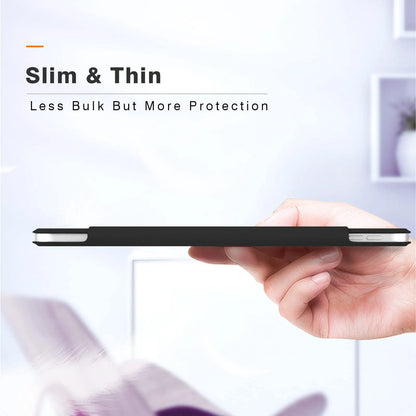 Magnetic Trifold Stand Case for iPad Pro & Air – Slim Fit for iPad Pro 12.9, Air 5/6, M4/M2 (2024 & 10th Gen)