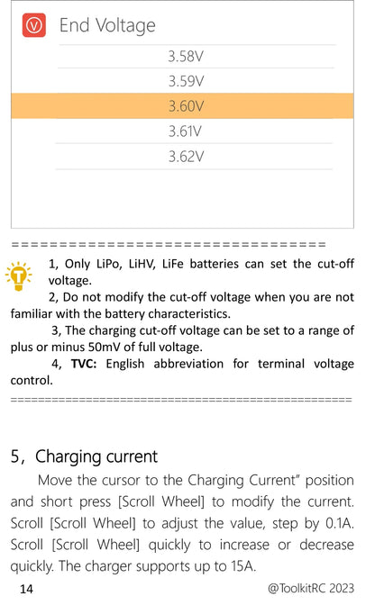 ToolkitRC Q6AC Charger — AC 400W/DC 1000W 4CH with USB A/Type-C, LiPo 1-6S, NiMH 1-16S, PB 1-10S, IPS Display