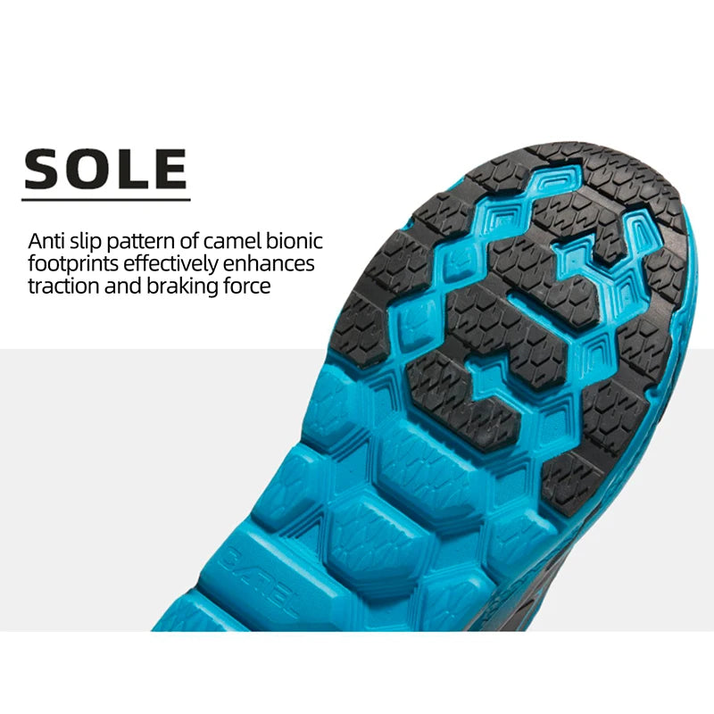 GOLDEN CAMEL Men’s Running Sneakers - Mesh Sports Shoes with Cushioning & Non-Slip Sole for Walking