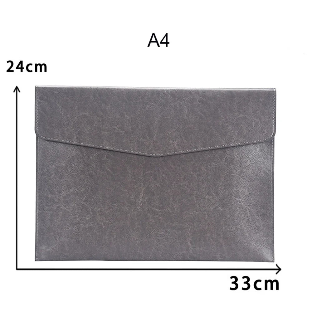 Leather Document Organizer – File Folder, Passport & Card Holder, School & Contract File Bag