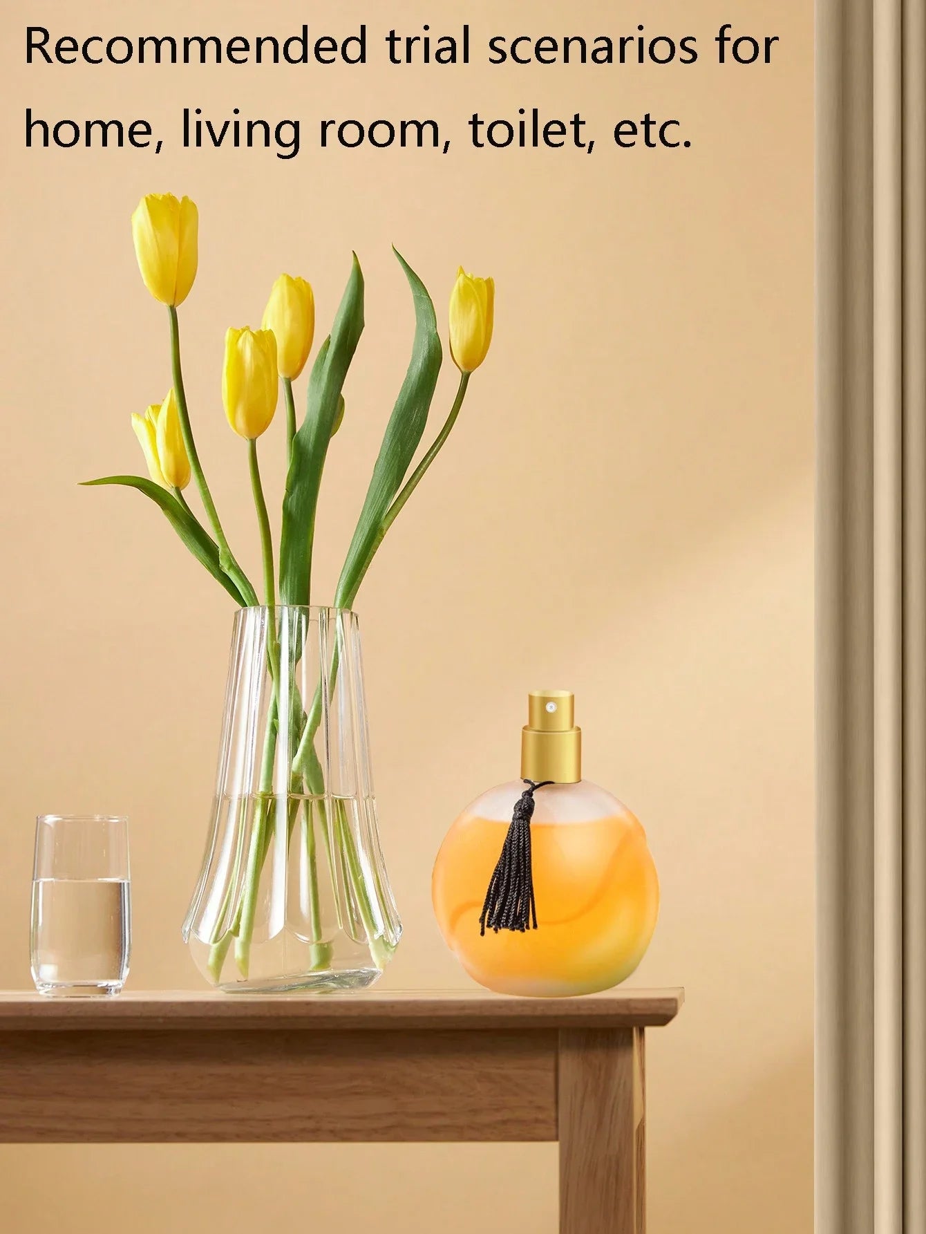 50ml Home Aromatherapy Spray – Hyacinth, Magnolia & Rose Scented Air Freshener for Living Room, Travel & Date