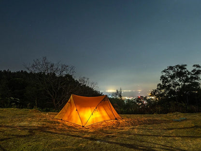 ASTA GEAR Yun Chuan 15D Nylon Ultralight Tent – Double-Sided Silicon-Coated, Rodless Pyramid Design for Camping & Hiking