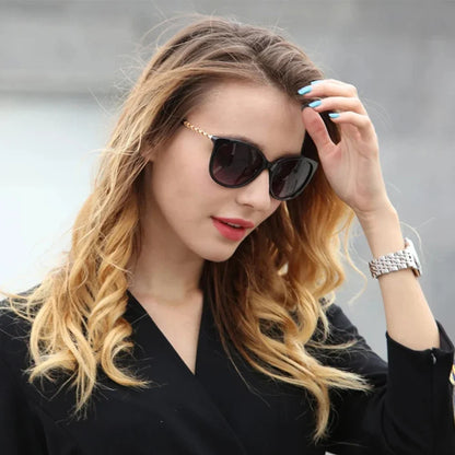 TR Memory Frame Polarized Sunglasses for Women – UV400 Protection Fashion Eyewear with Stylish Lightweight Design for Outdoor Wear