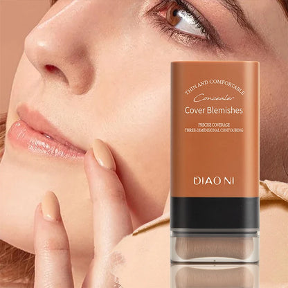 Eraser Foundation Stick – Velvet Moist Long-Lasting Liquid Concealer for Flawless Face Makeup
