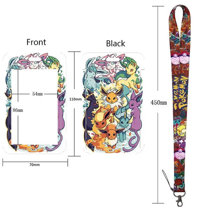 Pikachu Neck Strap Lanyard for Keys – ID Badge Holder, Keychain, Key Rings, Fashion Accessory Gift