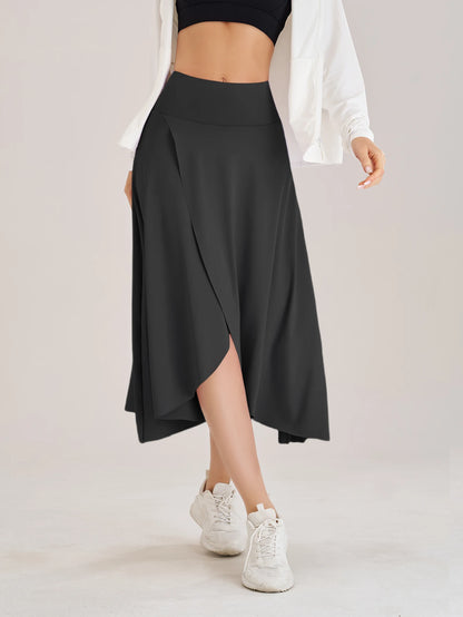 Women’s High Waist Tennis Golf Skirt with Built-in Shorts – Quick Dry Breathable Dance & Fitness Activewear Skort