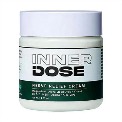 Inner Dose Magnesium & Arnica Body Cream – 120ml Moisturizing Muscle Massage Lotion for Body Comfort and Relaxation