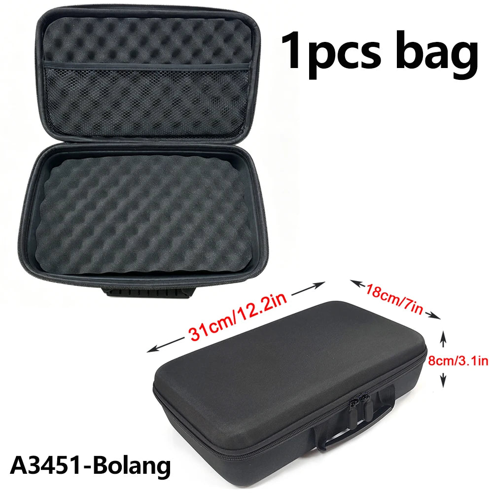 DIY Foam Hard Carry Case Storage Bag – Shockproof Travel Zipper Organizer for Camera & Outdoor Tool Accessories