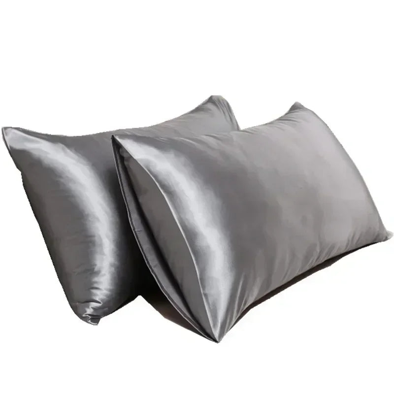 Natural Mulberry Silk Pillowcase - Luxury Soft Bedding Cover for Hair & Skin Protection Customized Sizes