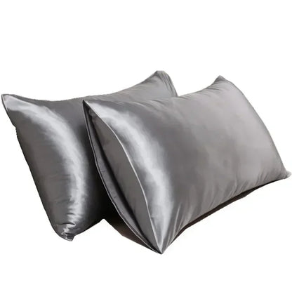 Natural Mulberry Silk Pillowcase - Luxury Soft Bedding Cover for Hair & Skin Protection Customized Sizes