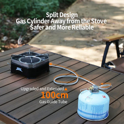 BRS-K007 3600W Camping Gas Stove - High-Power Infrared Portable Split Burner for Hiking & Outdoor Cooking