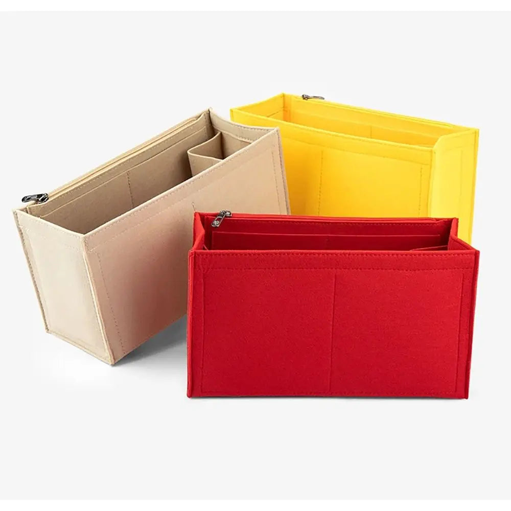 Felt Insert Liner Pouch — Handbag & Tote Bag Organizer for LV Onthego, Internal Purse Storage Accessory