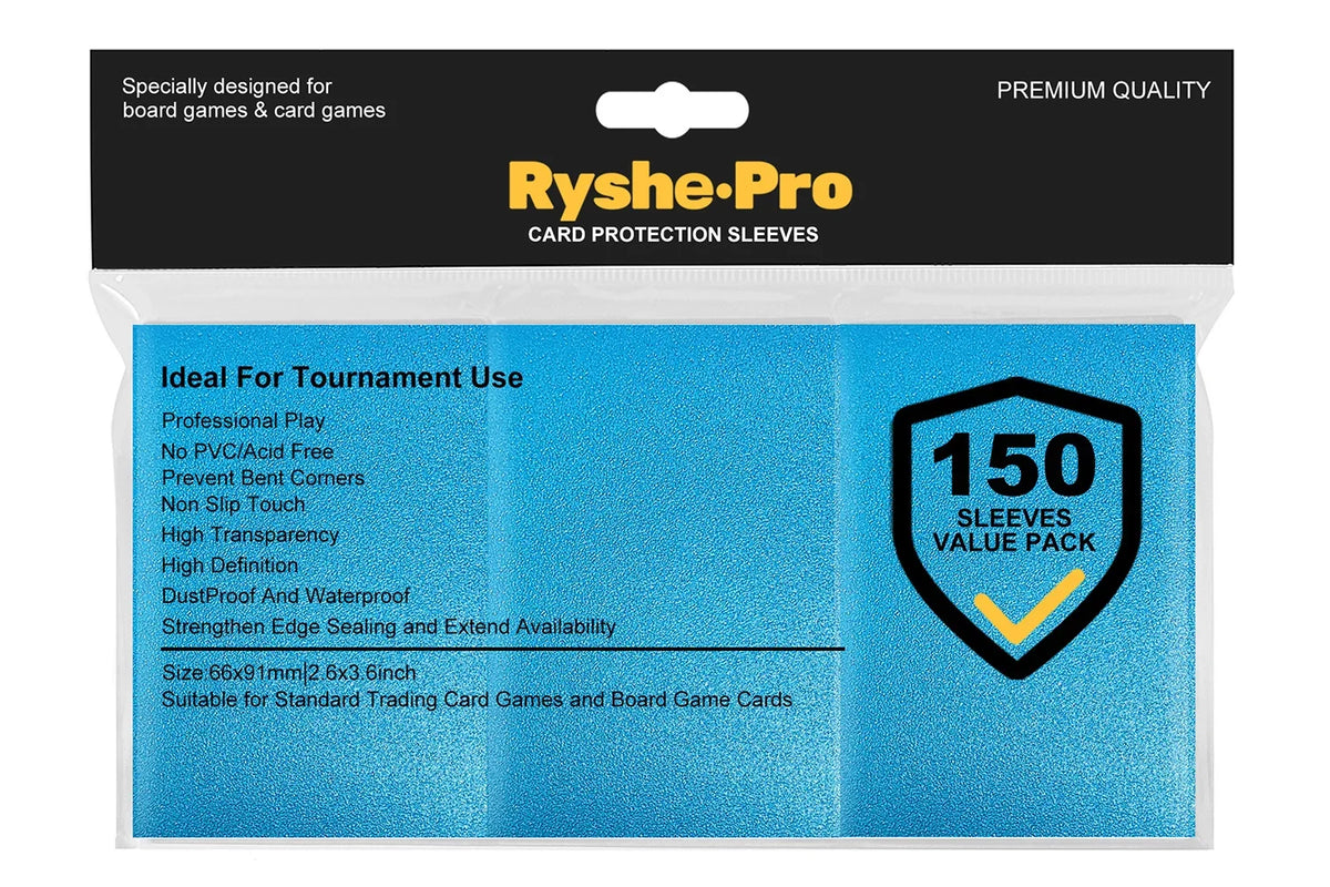 100Pcs 66×91mm Trading Card Sleeves - Soft Penny Sleeves for MTG, Yu-Gi-Oh! & Baseball Cards