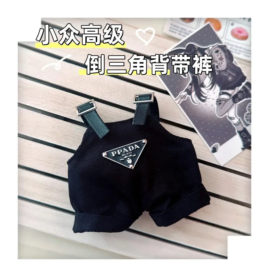 17cm Labubu Mini Doll Outfit Set - Hat, Clothes & Shoes for Labubu II Sitting Party Game Accessories