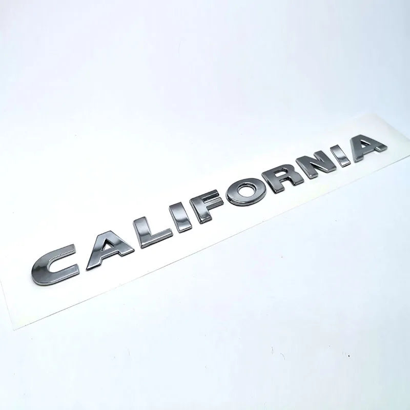 2020 California XXL Rear Lettering & 2019 California Ocean Trunk Emblem — Car Badge Replacement