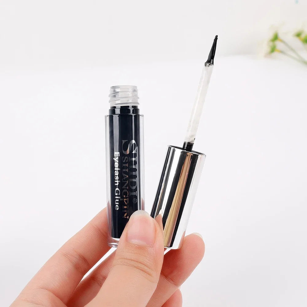 Professional Eyelash Glue – Clear/White or Dark/Black Waterproof Adhesive for False Lashes & Lash Lift