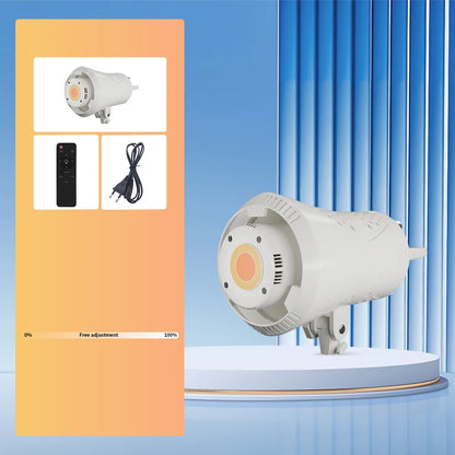 115/135W Bowens LED Photography Studio Light - 220V Daylight-Balanced Video Lamp, 3000–6000K, 3 Colors for Portraits & Studio Shooting