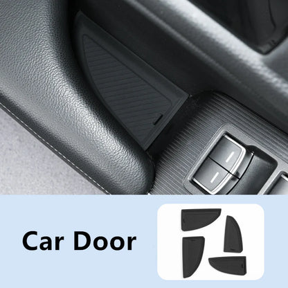 Honda Civic 11th Gen 2022–2025 Door Groove & Cup Mat Set – 12PCS Silicone Non-Slip Car Interior Storage Mats