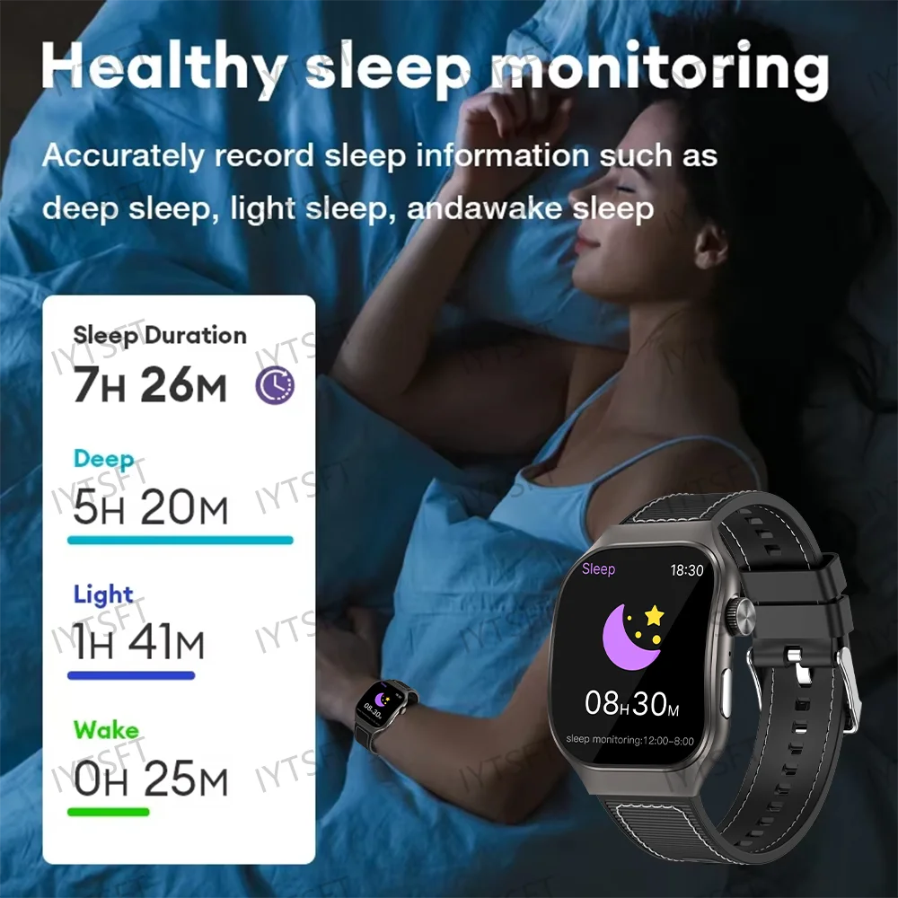 LAXASFIT 2.01-Inch Smart Watch - Bluetooth 5.3 HD Calling & Multiple Sports Modes for Men & Women