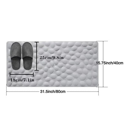 Anti-Slip Bathroom Floor Mat – Water-Absorbent Bath Rug for Home Decoration