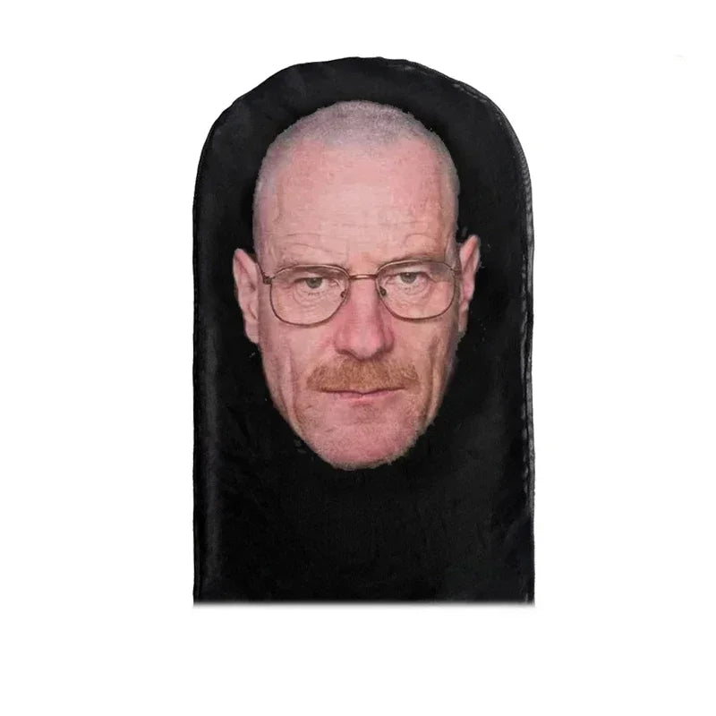 3D Printed Realistic Face Mask - Stretch Mesh Full Head Cosplay Balaclava for Role Play & Hip Hop Costume