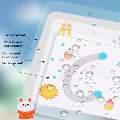 Magical Tracing Workbook — Reusable Montessori Drawing & Handwriting Practice Book for Children