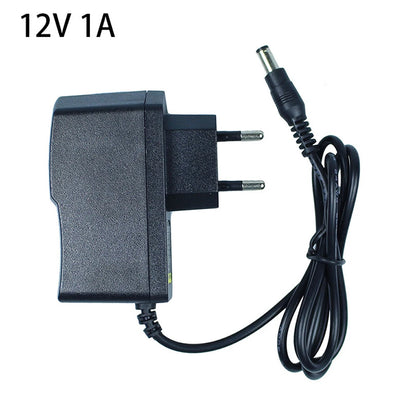 AC to DC 12V Switching Power Supply Adapter - 220V to 12V SMPS Transformer, 1A–10A LED Power Supply