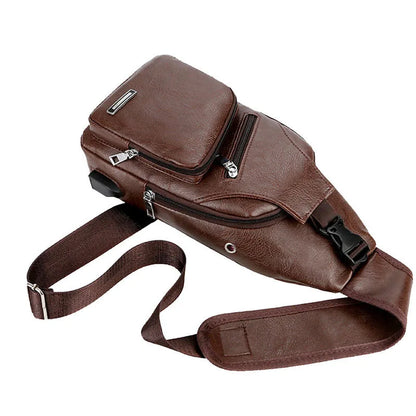 Waterproof Summer Crossbody Chest Bag for Couples – Unisex Small & Breathable Backpack