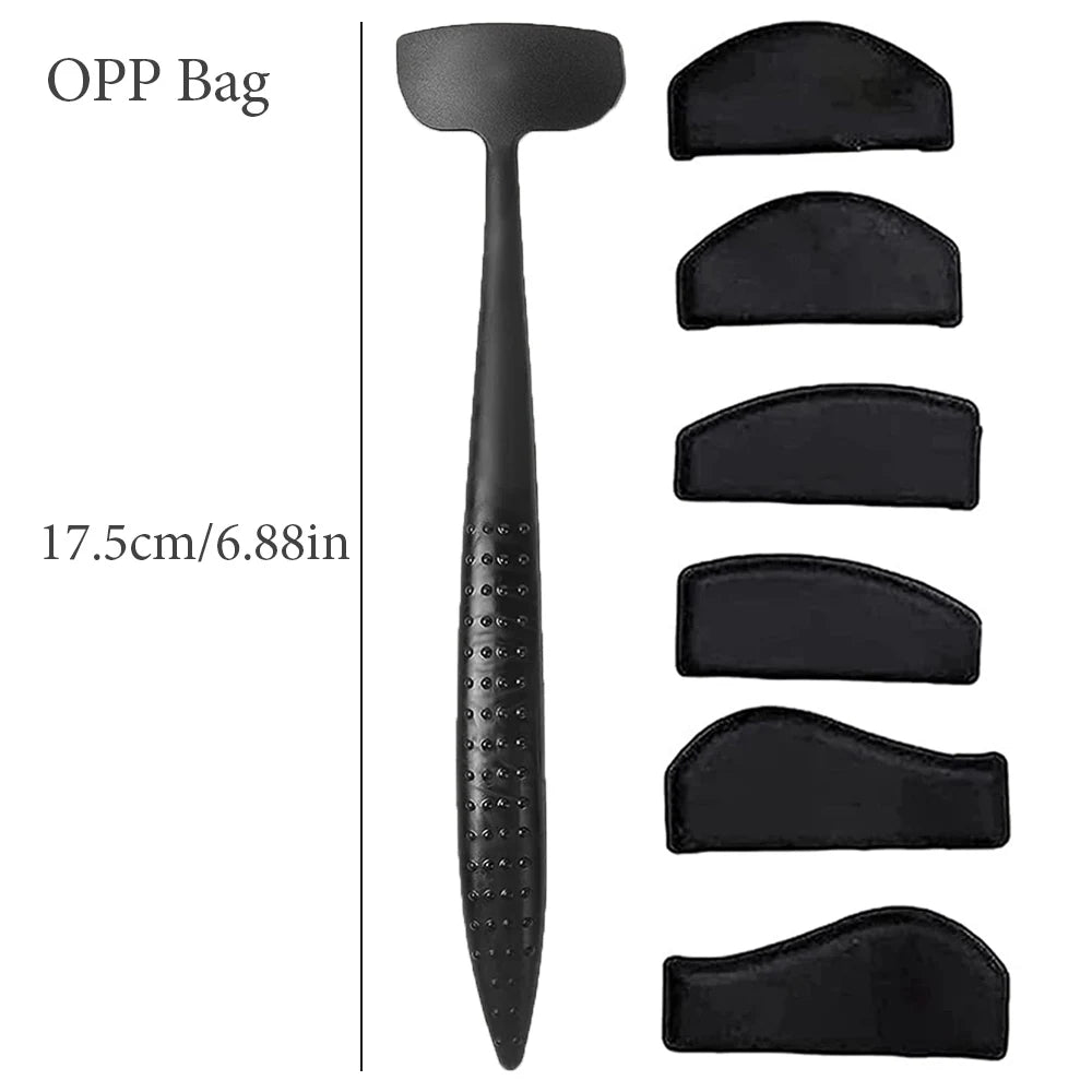 6-in-1 Silicone Eyeshadow Pads & Stencils - Eye Makeup Stamp & Applicator, Eyeliner Stencils Beauty Tools