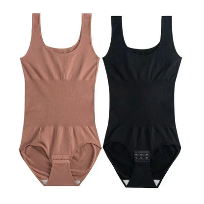 1/2PCS Women’s Bodysuit Shapewear — Slimming Corset Body Shaper Underwear with Tummy Control Briefs, Fits 35-110kg