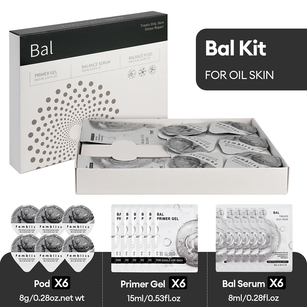CO2 Bubble Facial Pod Kit – Capsule Gel Serum Pods for Aqua Facial Bubble Pens, Skin Cleansing, and Spa Beauty Care